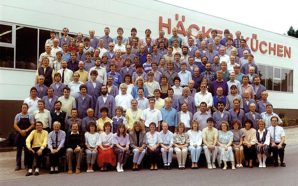 Over 100 employees for the first time in 1988