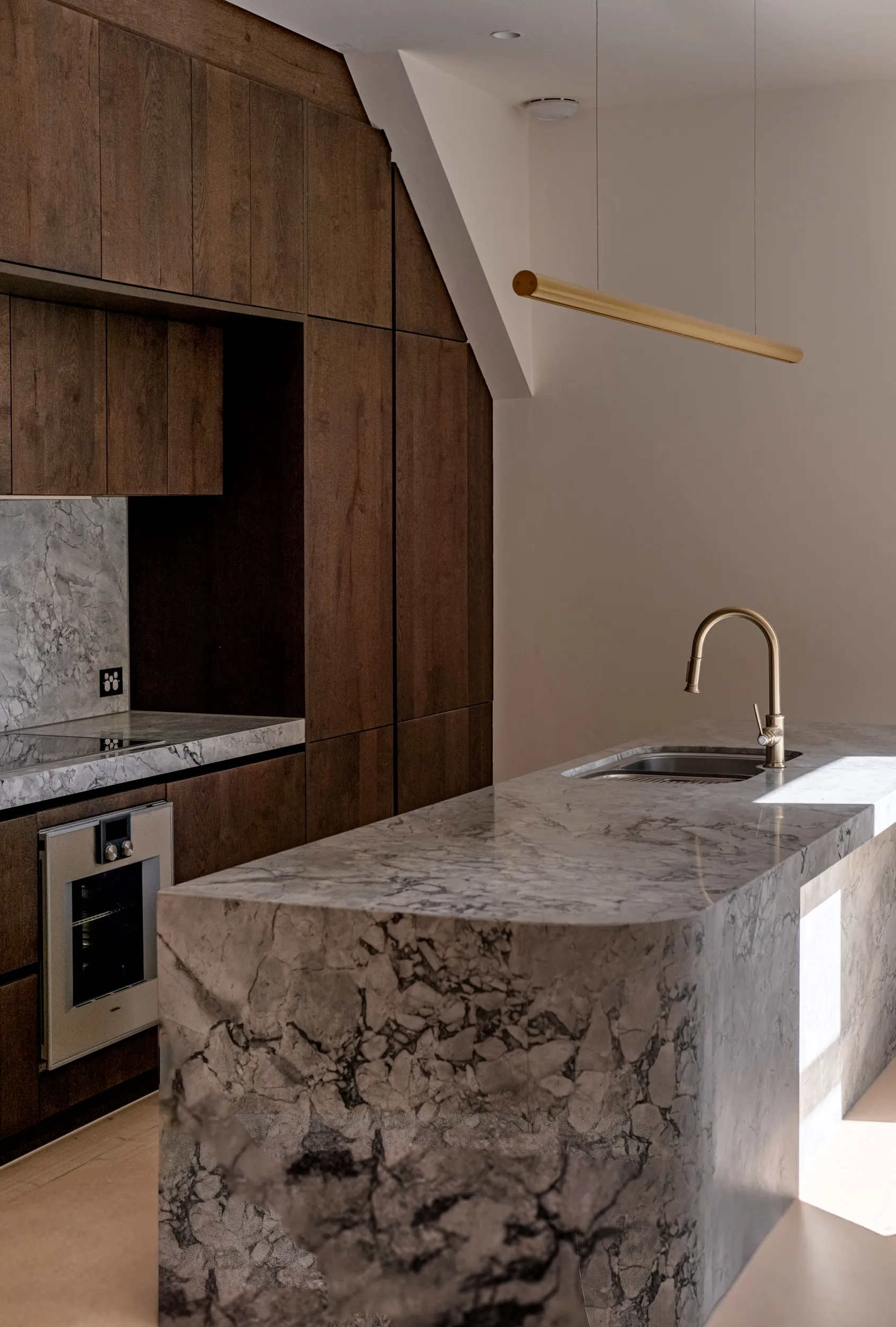 Timber and stone kitchen