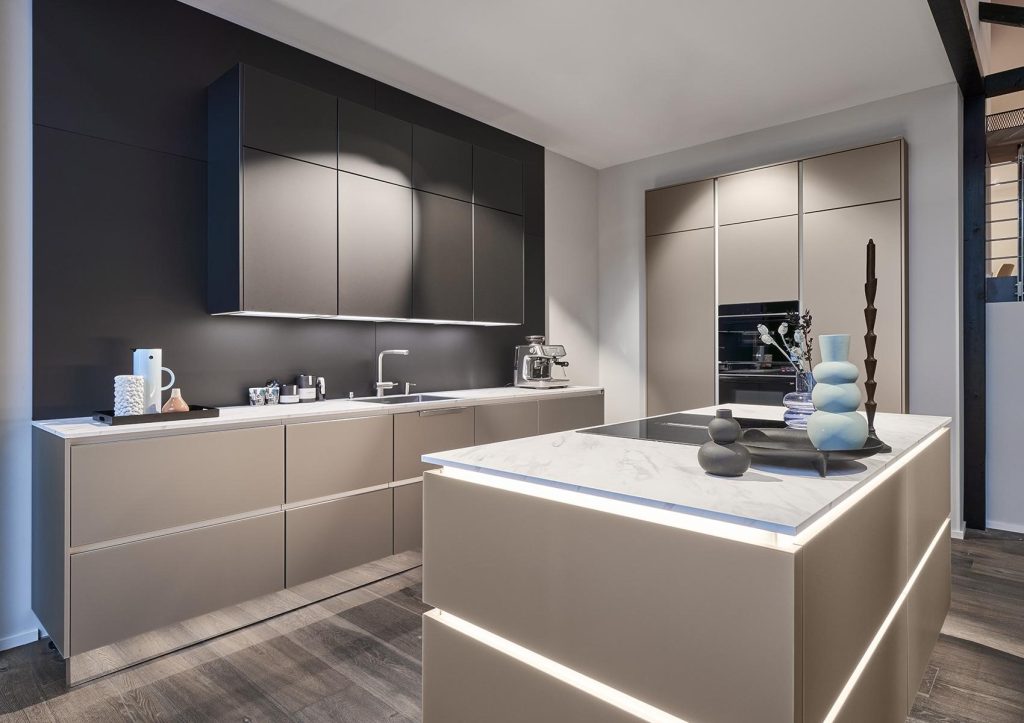 Charcoal Kitchen Design Ideas: Australia's Moody 2026 Favourite Charcoal with a White Stone Benchtop